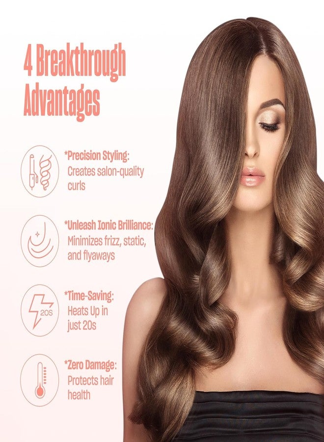 بي كايند فرشاة Bekind Twist Pro الحرارية المطورة - فرشاة دائرية متعددة الاستخدامات مقاس 1.5 بوصة، أدوات تصفيف الشعر بالتجعيد بسهولة، فرشاة دائرية ساخنة بتقنية الأيونات السالبة، تسخين سريع لمدة 20 ثانية (لون الخوخ) - Image 4